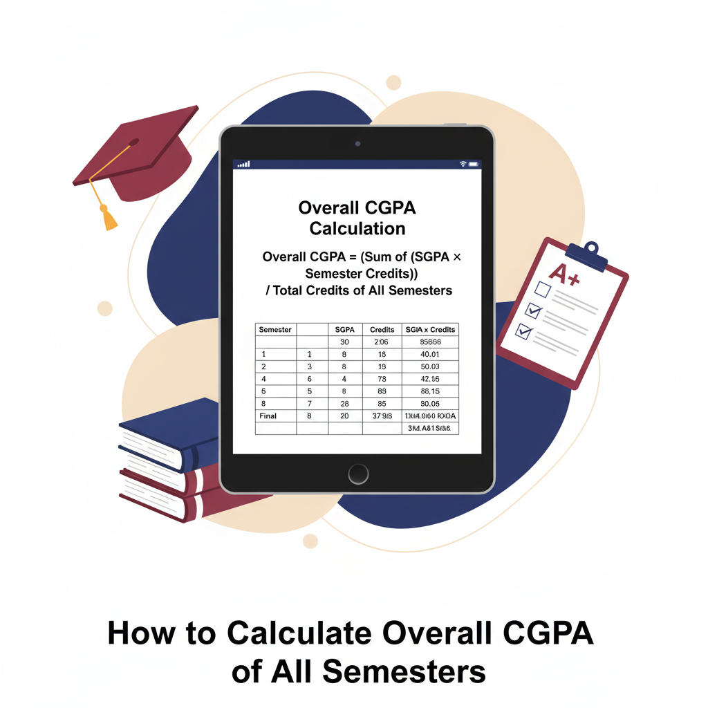 Calculate Overall CGPA of All Semesters