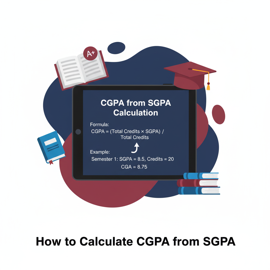 Calculate CGPA from SGPA