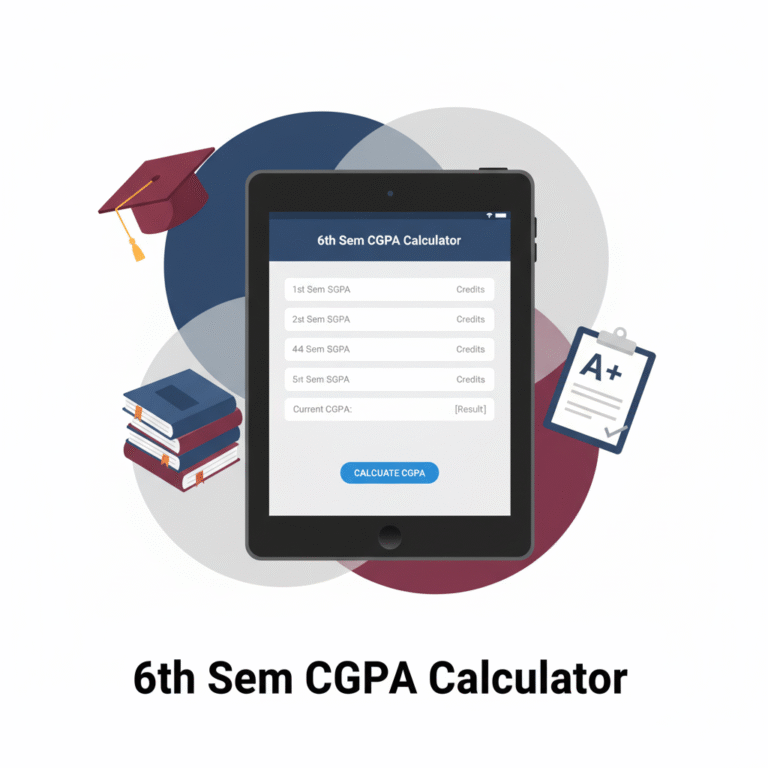 6 Sem CGPA Calculator