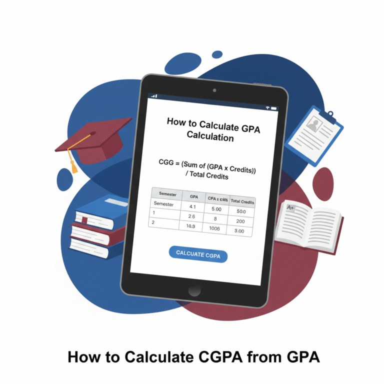 Calculate CGPA from GPA