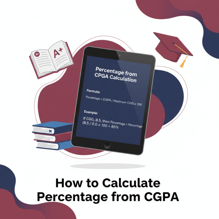 Calculate Percentage from CGPA