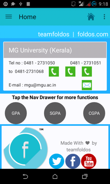 MGU CGPA Calculator 